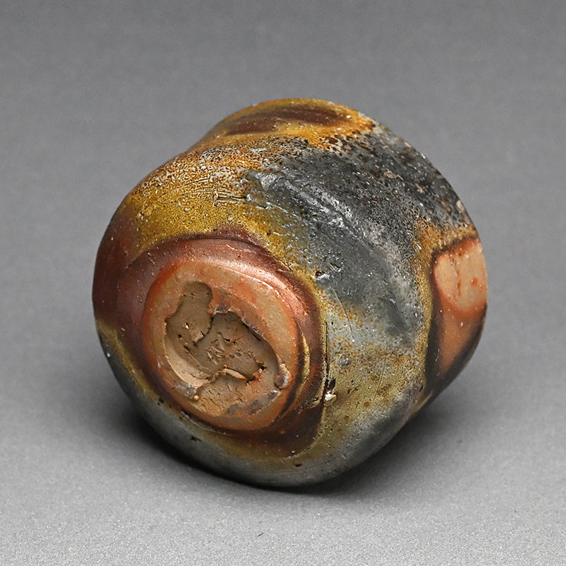Bizen Chawan Maccha Tea Bowl ー森 丁斎 “備前 手造り茶盌”