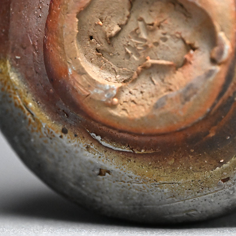 Bizen Chawan Maccha Tea Bowl ー森 丁斎 “備前 手造り茶盌”