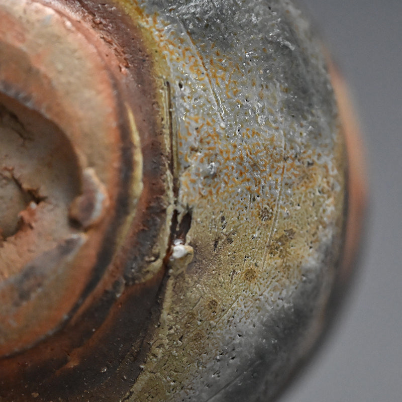 Bizen Chawan Maccha Tea Bowl ー森 丁斎 “備前 手造り茶盌”
