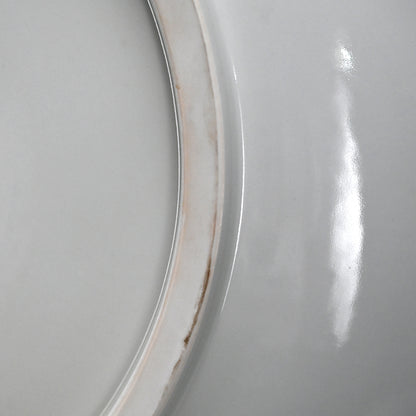 Massive Porcelain Lotus Platter ー橋詰 正英 "釉裏紅金彩蓮池図 大皿"
