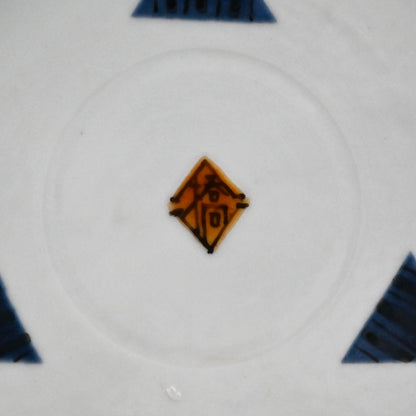 Massive Porcelain Lotus Platter ー橋詰 正英 "釉裏紅金彩蓮池図 大皿"