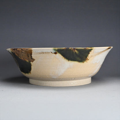 Grape Design Exhibited Vase ー武田 敏男 "鉄銅彩葡萄文鉢"