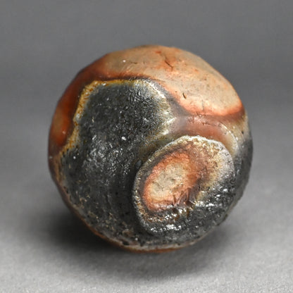Bizen Yohen Tokkuri Sake Flask ー森 丁斎 “備前 手造り 窯変耳付徳利”