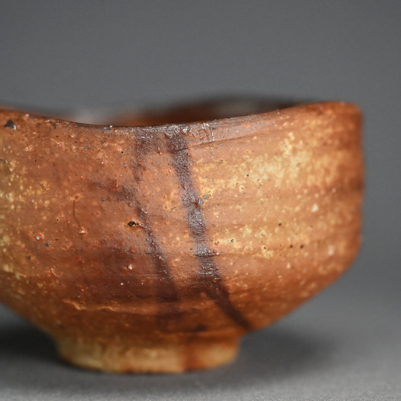 Bizen Chawan Tea Bowl ー森 丁斎 “備前 茶盌”