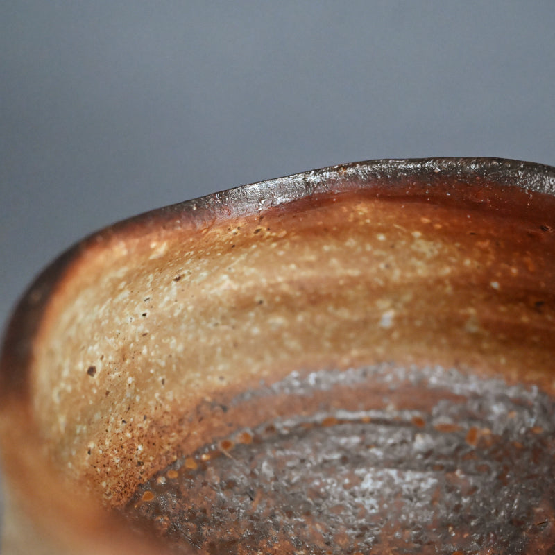 Bizen Chawan Tea Bowl ー森 丁斎 “備前 茶盌”