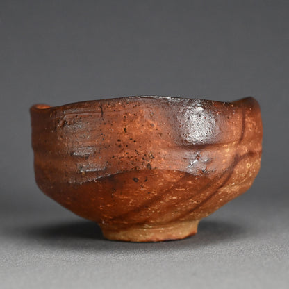 Bizen Chawan Tea Bowl ー森 丁斎 “備前 茶盌”