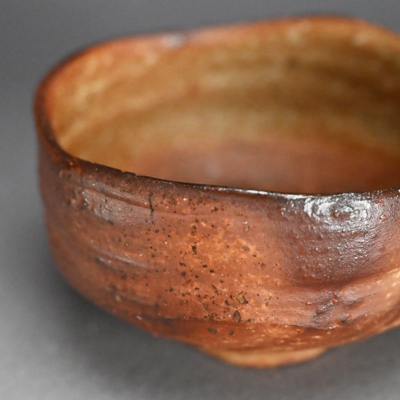 Bizen Chawan Tea Bowl ー森 丁斎 “備前 茶盌”