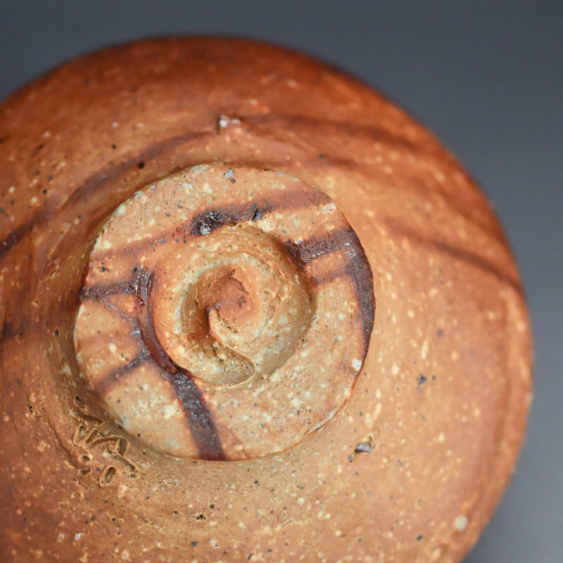 Bizen Chawan Tea Bowl ー森 丁斎 “備前 茶盌”