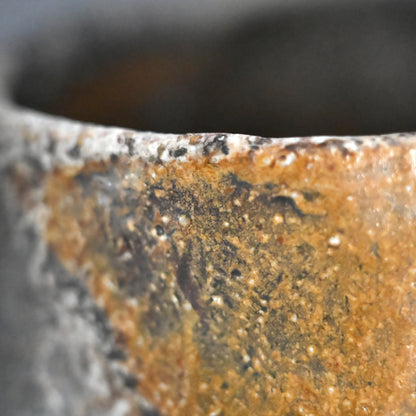 Bizen Yohen Chawan Tea Bowl ー森 丁斎 “備前 窯変茶盌”