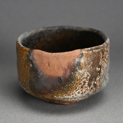 Bizen Yohen Chawan Tea Bowl ー森 丁斎 “備前 窯変茶盌”