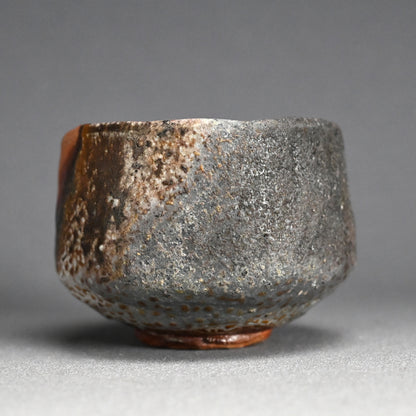 Bizen Yohen Chawan Tea Bowl ー森 丁斎 “備前 窯変茶盌”