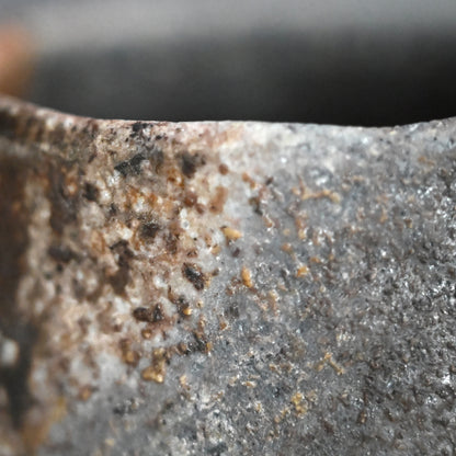 Bizen Yohen Chawan Tea Bowl ー森 丁斎 “備前 窯変茶盌”