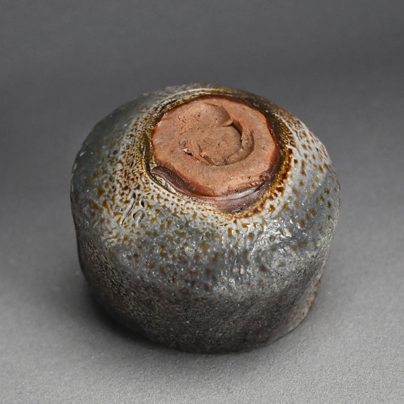 Bizen Yohen Chawan Tea Bowl ー森 丁斎 “備前 窯変茶盌”