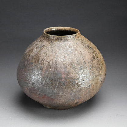 Tokoname Ash Glazed Tsubo ー大迫 みきお "壺"