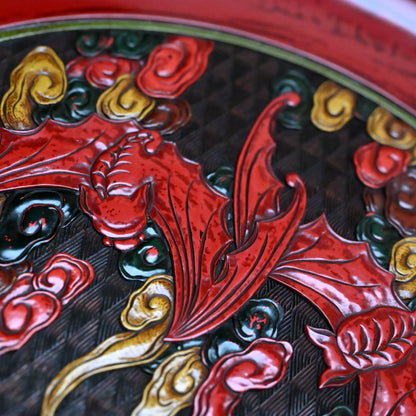 Sanuki-bori Lacquer Tray by Shiseki-sanjin ー紫石 山人 “香盆”