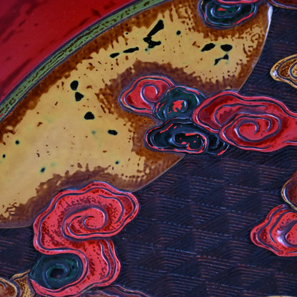 Sanuki-bori Lacquer Tray by Shiseki-sanjin ー紫石 山人 “香盆”