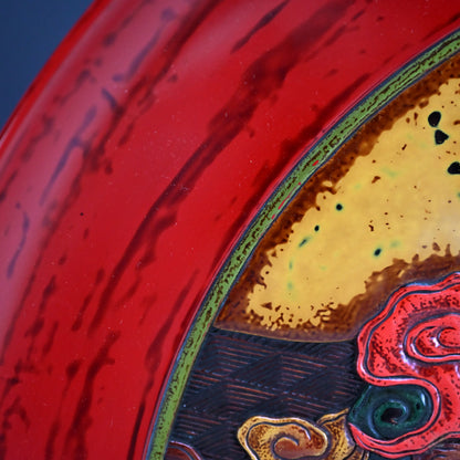 Sanuki-bori Lacquer Tray by Shiseki-sanjin ー紫石 山人 “香盆”