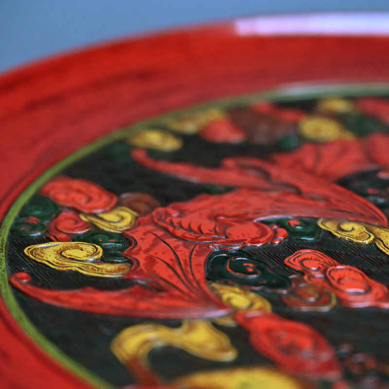Sanuki-bori Lacquer Tray by Shiseki-sanjin ー紫石 山人 “香盆”