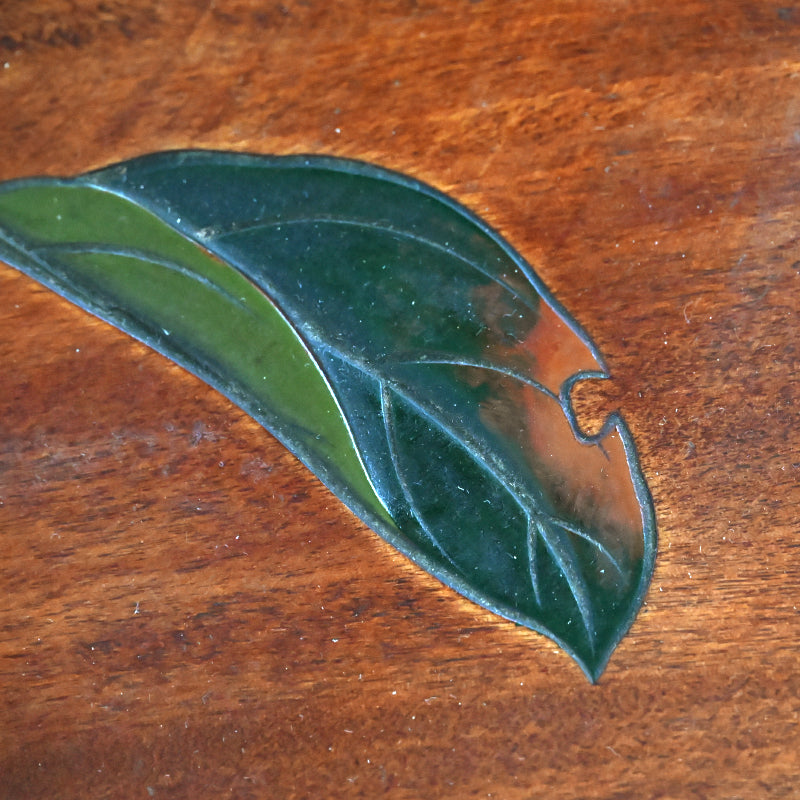 Sanuki-bori Lacquer Tray, Crow & Persimmon by Myosetsu