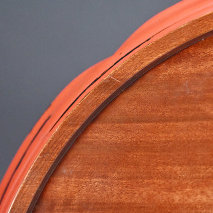 Sanuki-bori Lacquer Tray, Crow & Persimmon by Myosetsu