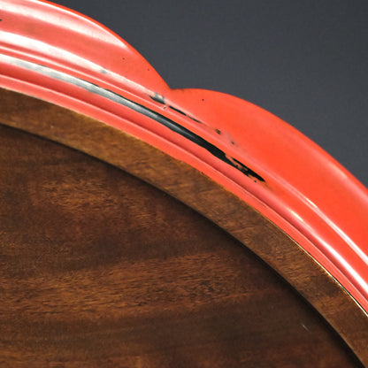 Sanuki-bori Lacquer Tray, Crow & Persimmon by Myosetsu