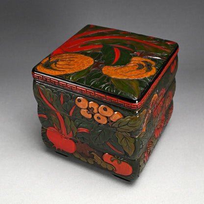 Sanuki-bori Jubako Lacquer Stacking Box by Kenjo