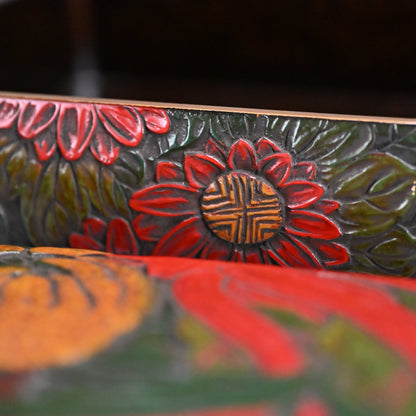 Sanuki-bori Jubako Lacquer Stacking Box by Kenjo