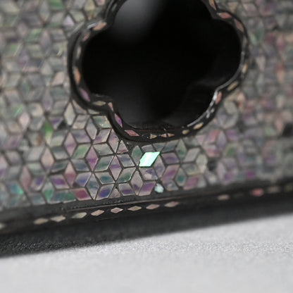 Edo p. Japanese Lacquer Box, with Mother of Pearl Inlay