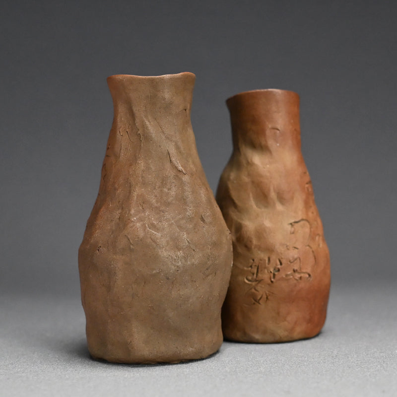Rengetsu Tokkuri Sake Set ー大田垣 蓮月 "徳利 弐"