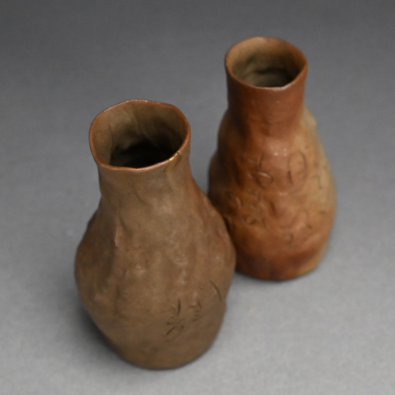 Rengetsu Tokkuri Sake Set ー大田垣 蓮月 "徳利 弐"
