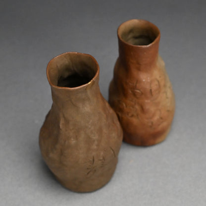 Rengetsu Tokkuri Sake Set ー大田垣 蓮月 "徳利 弐"