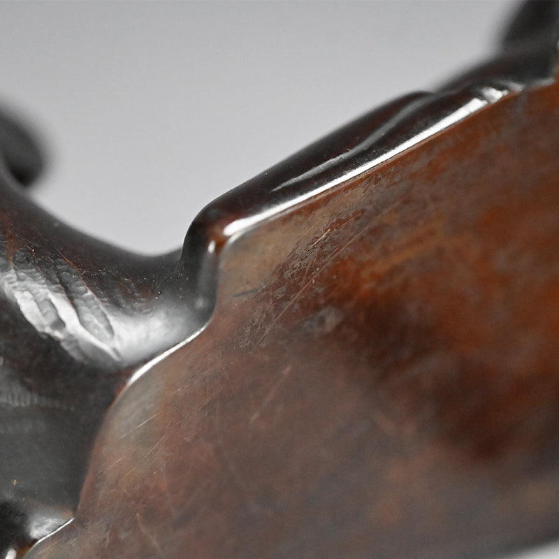 Japanese Deer Okimono Bronze Sculpture ー初代 中島 保美 "鋳銅鹿置物"