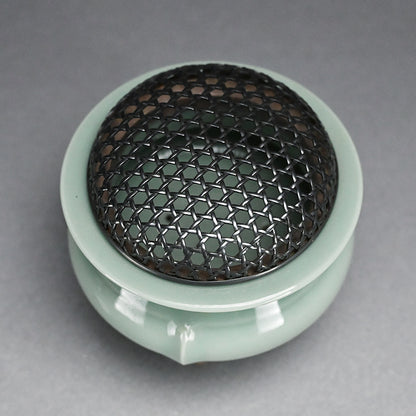 Celadon Koro Incense Burner ー宮永 東山 "青瓷袴腰 香爐"