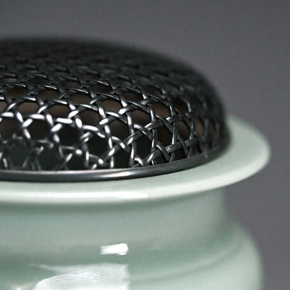 Celadon Koro Incense Burner ー宮永 東山 "青瓷袴腰 香爐"