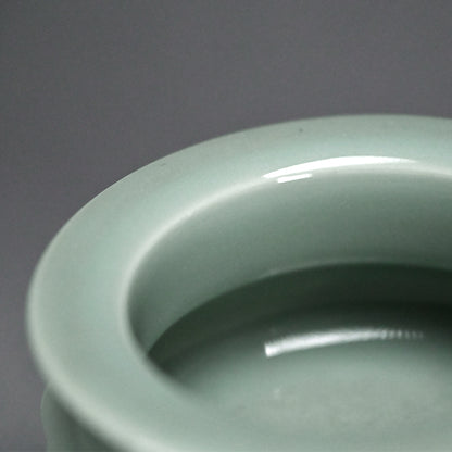Celadon Koro Incense Burner ー宮永 東山 "青瓷袴腰 香爐"