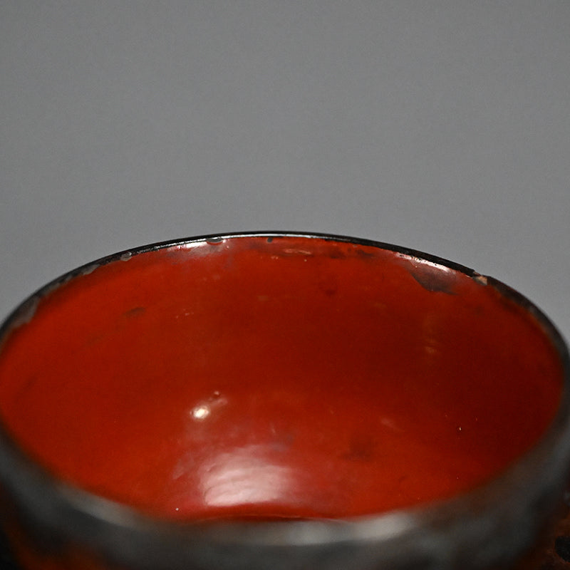 Antique Yellow Tenmoku Chawan Tea Bowl