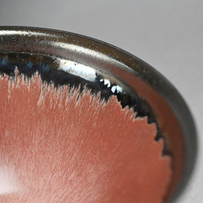 Black-Clay Chawan Tea Bowl ー永草 陽平 “流彩黒泥茶碗”