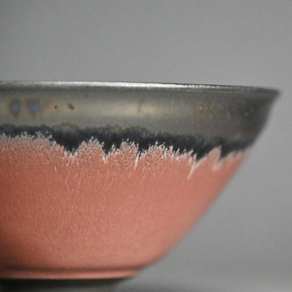 Black-Clay Chawan Tea Bowl ー永草 陽平 “流彩黒泥茶碗”