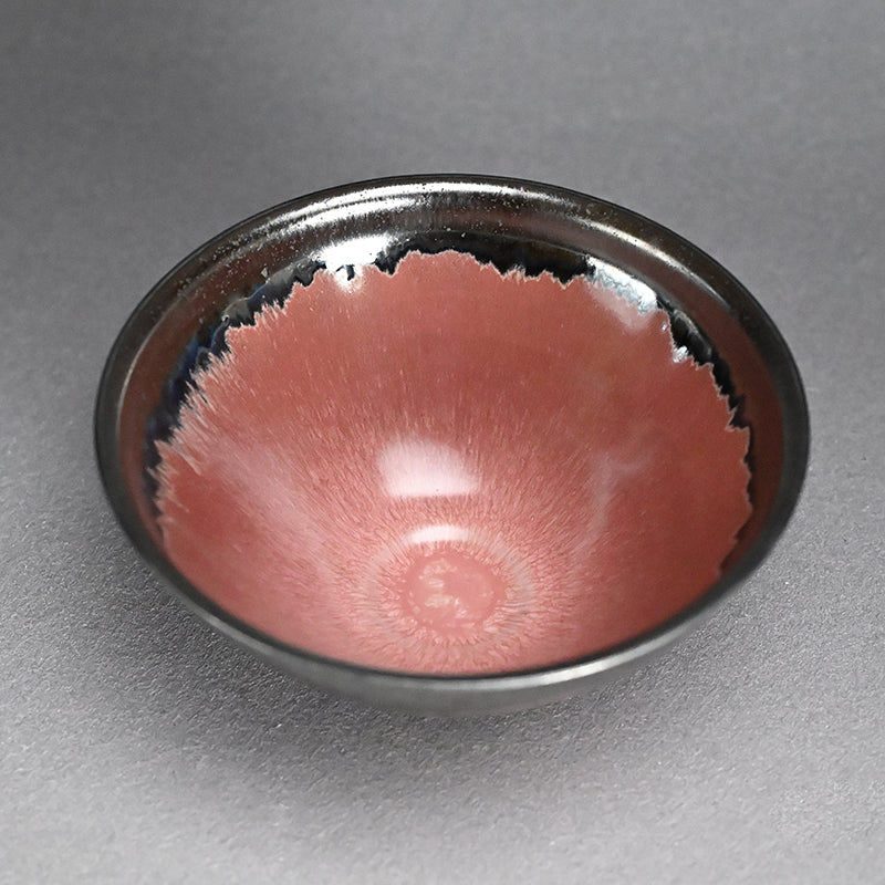 Black-Clay Chawan Tea Bowl ー永草 陽平 “流彩黒泥茶碗”