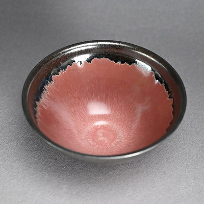 Black-Clay Chawan Tea Bowl ー永草 陽平 “流彩黒泥茶碗”