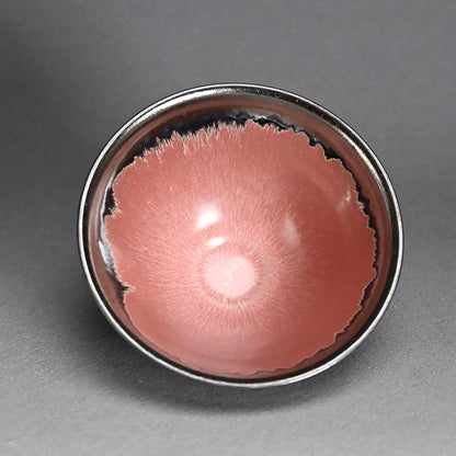 Black-Clay Chawan Tea Bowl ー永草 陽平 “流彩黒泥茶碗”