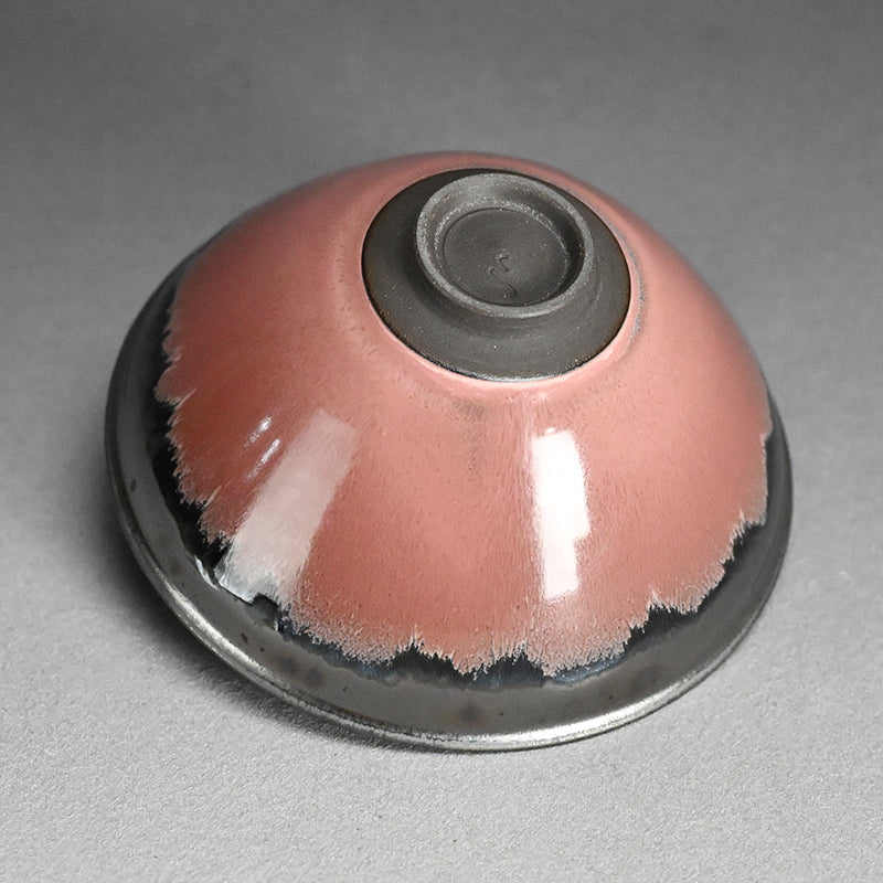 Black-Clay Chawan Tea Bowl ー永草 陽平 “流彩黒泥茶碗”