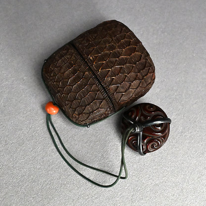 Rare! Antique Japanese Inro Portable Maccha Tea Set