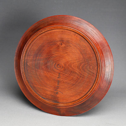 Carved Antique Sanuki-bori tray ー森 象堂