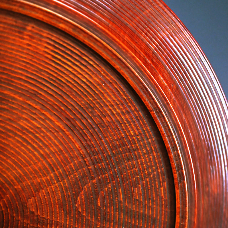 Carved Antique Sanuki-bori tray ー森 象堂