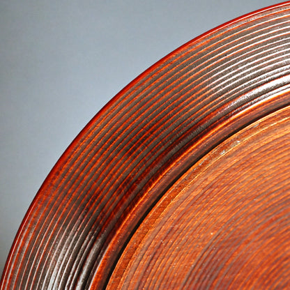 Carved Antique Sanuki-bori tray ー森 象堂