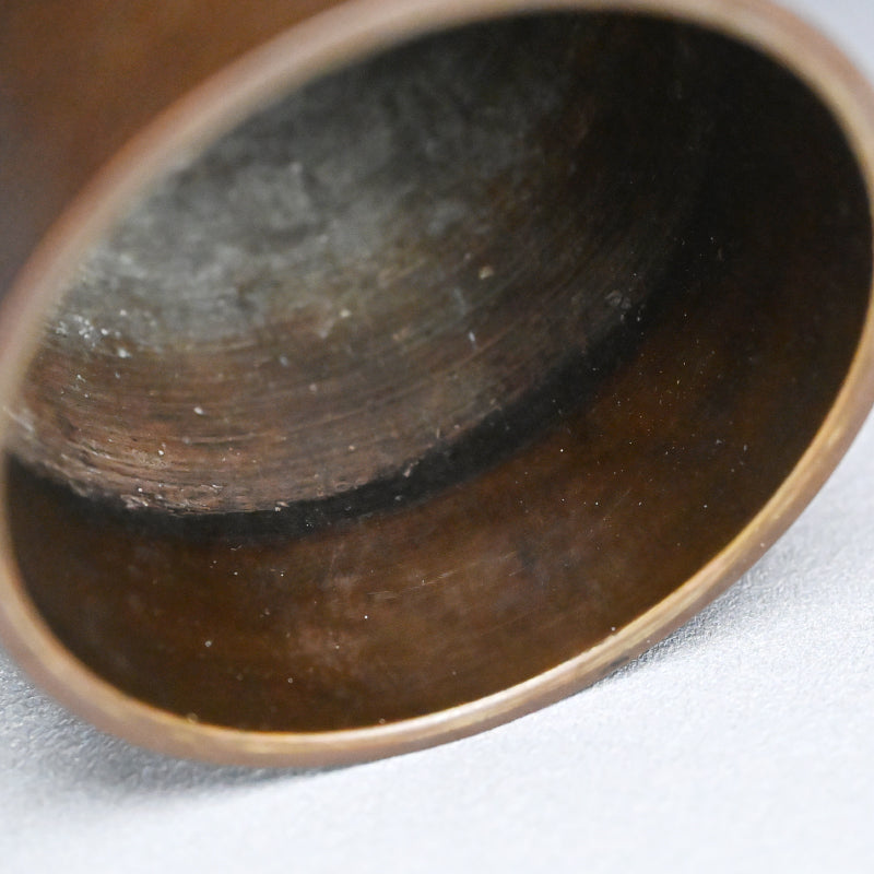 Bronze Vase with Crane Head Handles,Yoshimasa
