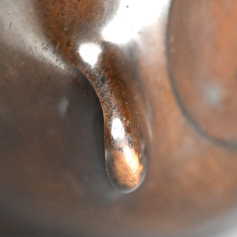Bronze Vase with Crane Head Handles,Yoshimasa