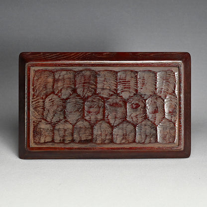 Fine Carved and Lacquered Sanuki-bori Tray