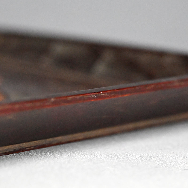 Fine Carved and Lacquered Sanuki-bori Tray